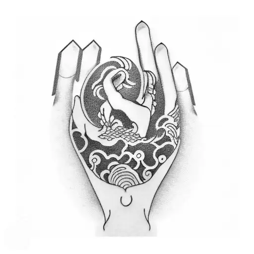 Japanese Inspired Music Full Hand