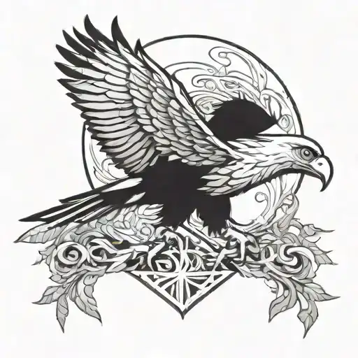 Eagle Surrounded By Death