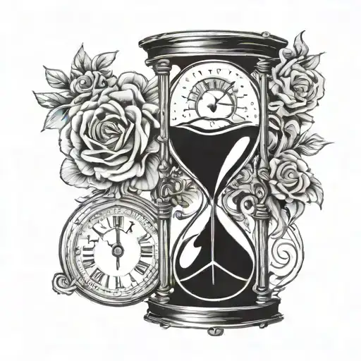 Hourglass Clock Time Running Out Gift
