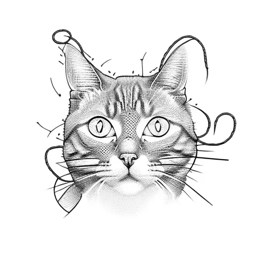 Intricate Welding Tools Forming A Cat Silhouette