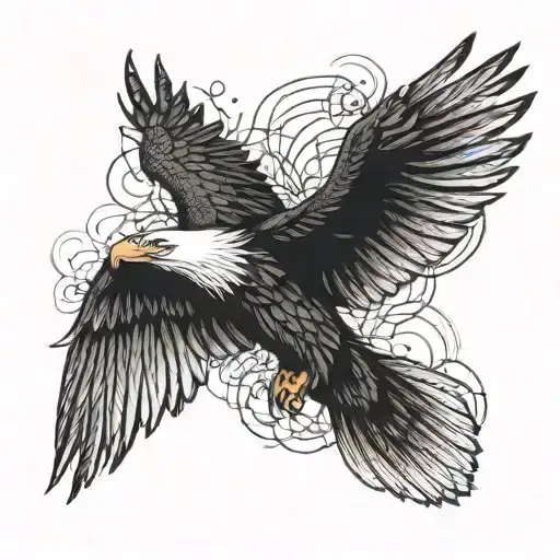 Eagle Wings Flying
