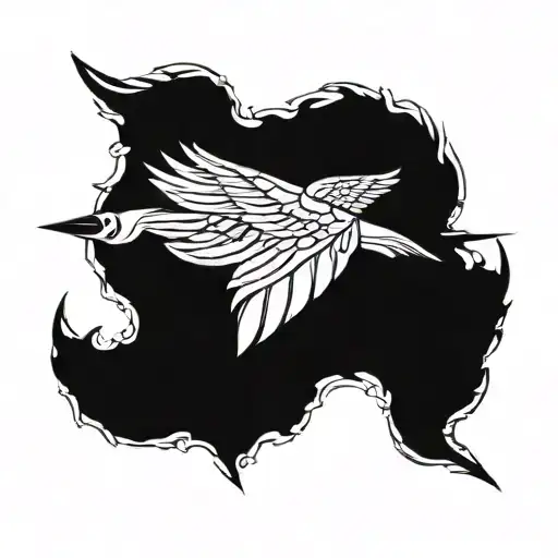 Aircraft Wing Turns Into Bird Wing