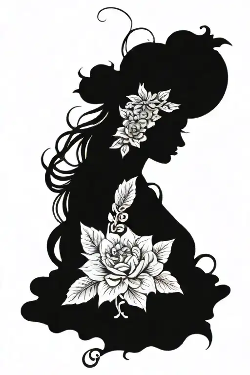 Freya Goddess With Flowers