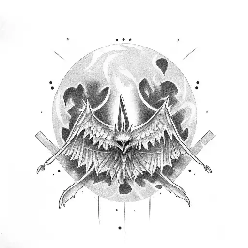 Dark Graveyard With Ravens