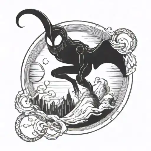 Alien On Top Of Earth