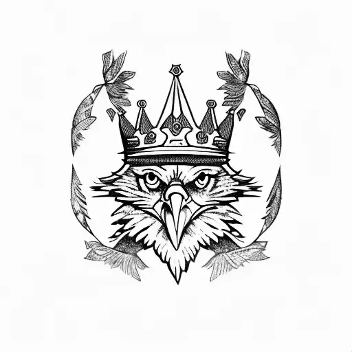 Eagle With Crown