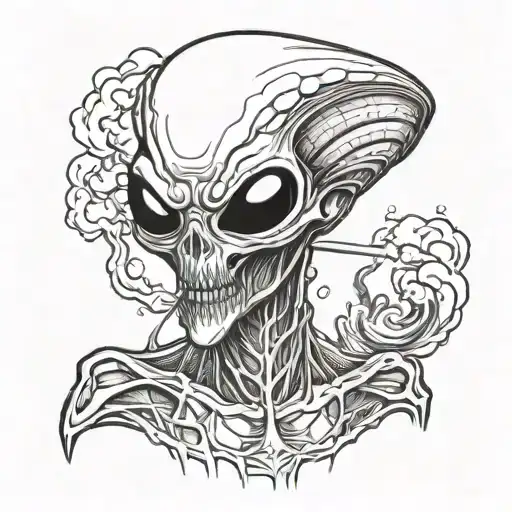 Alien Smoking