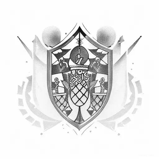 Chess Pieces In A Fierce Battle