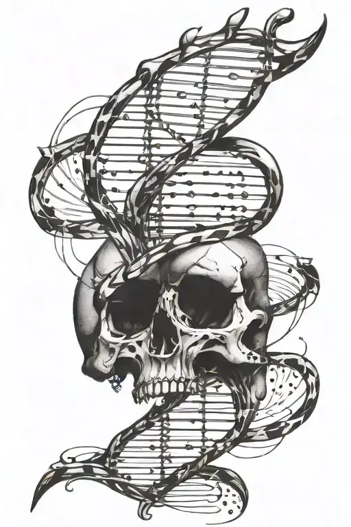Dna Tattoo Under Skin