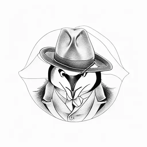 Penguin Detective Solving A Mystery