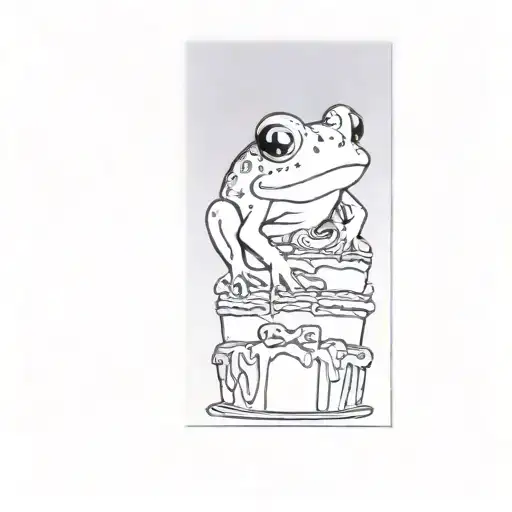 A Frog On A Cake