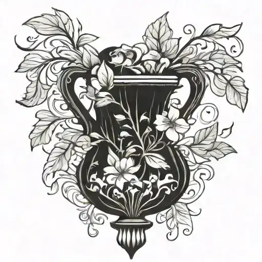 Art Nouveau Broken Vase