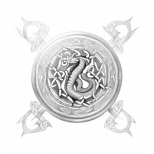Celtic Dragon Storm Compass