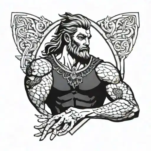 Zeus With A Black Panther