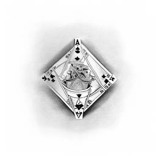 Dice With Playing Cards