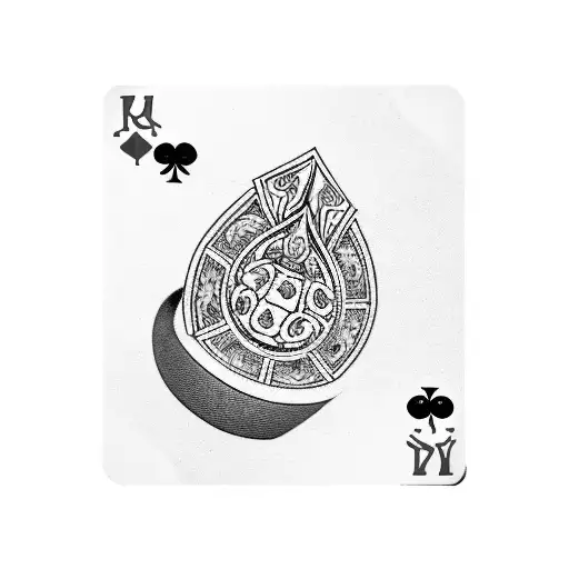 Dice With Playing Cards