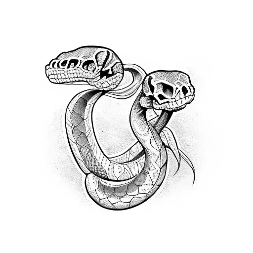 Snake Skeleton Straight