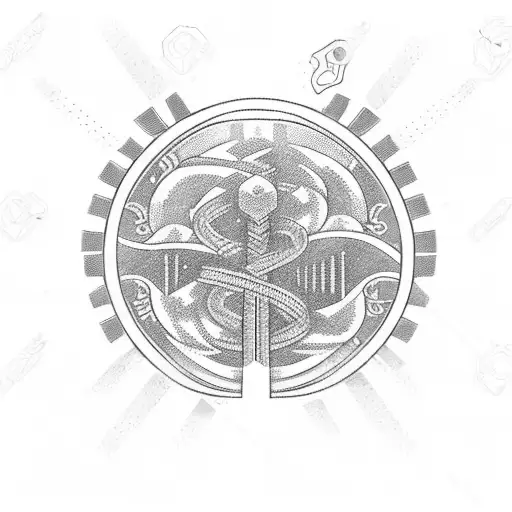 Combine The Journey Band Logo With A Colon Cancer Ribbon