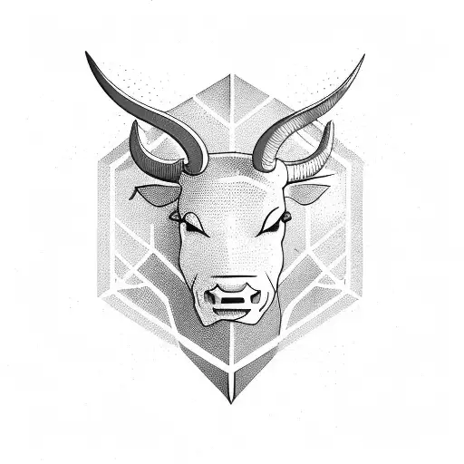 A Stylized Stock Chart With Upward Trends And A Bull Market Symbol