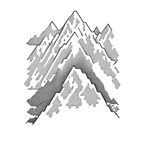 A Majestic Mountain Landscape With A Winding Hiking Trail