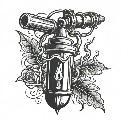 Bomb With A Little Fuse That Looks Like A Candle