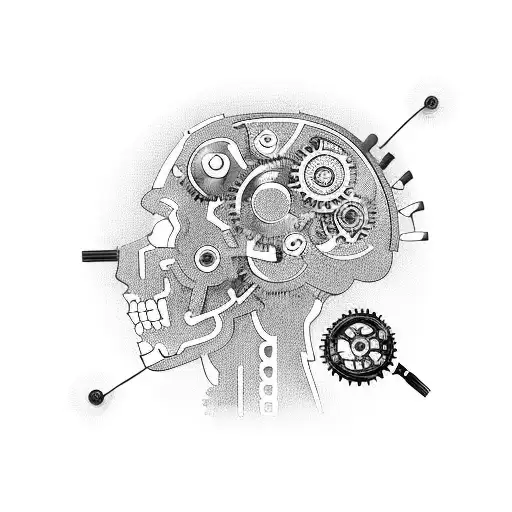 A Clockwork Brain With Gears And Wires Symbolizing The Complexity Of Adhd And The Passage Of Time