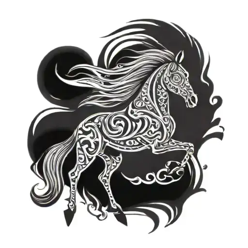 Tribal Horse Galloping