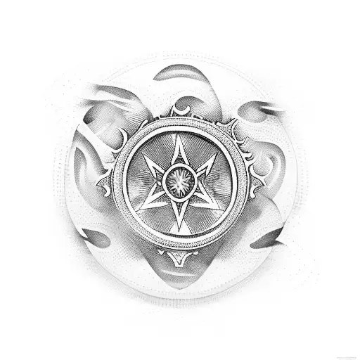 Combine The Concept Of Disc Golf With A Religious Symbol