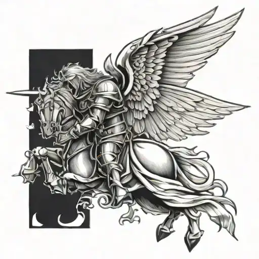 Knight Angel Back
