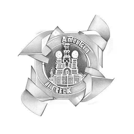 A Care Symbol Intertwined With Iconic Amsterdam Landmarks