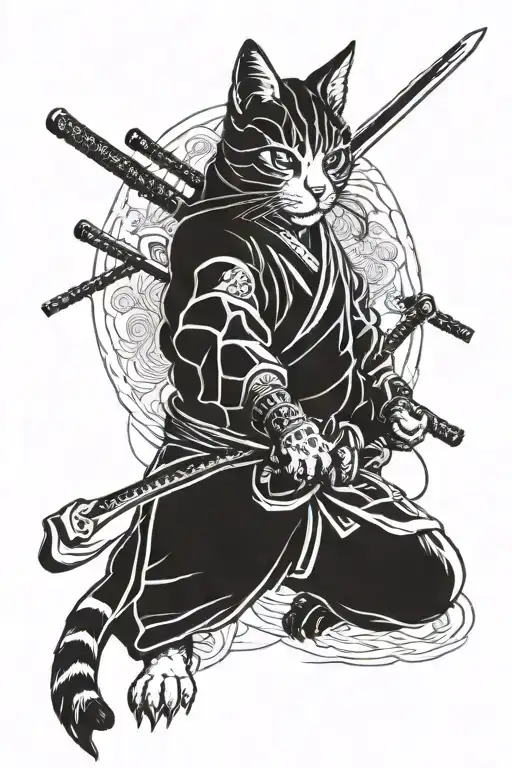 Samurai Cat
