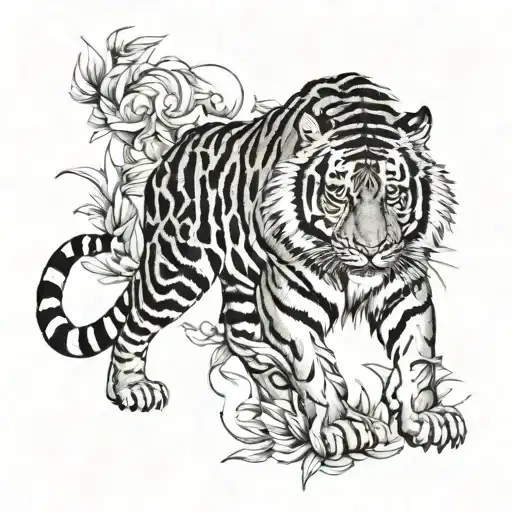 A Unique Full Arm Tiger