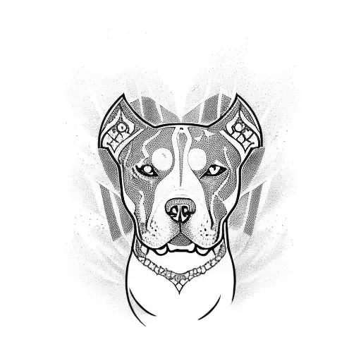 Design A Tattoo That Represents The Kindness And Love Of Pit Bulls