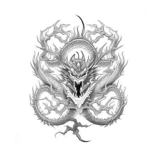 Hiei's Dragon Of The Darkness Flame On Shoulder