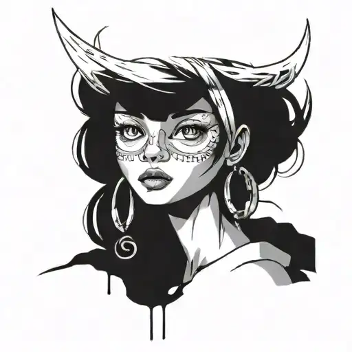 A Baby Face With Clock Hands As Eyebrows