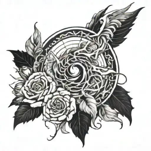 Transition From Hell To Heaven Starting From The Hand And Ending At The Shoulder