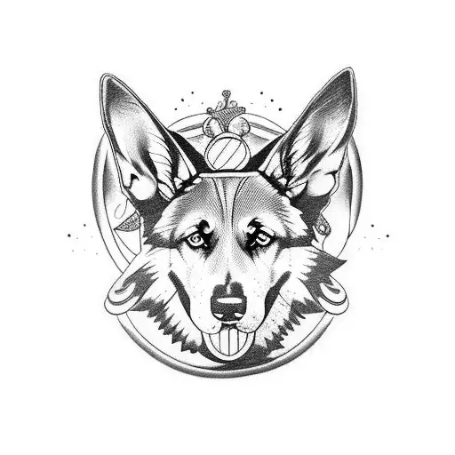 3 Headed German Shepherd