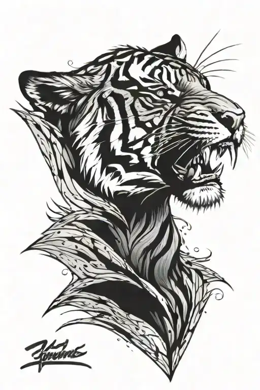 Scarred Tiger