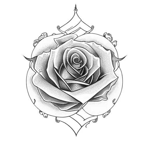 Long Dragon And A Rose