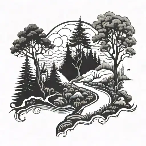 A Mystical Forest Path