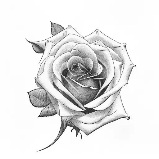 Rose With The Name Emma In The Stem