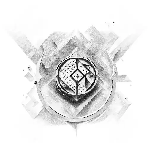 Solid Black Cracked Hearth Bared Bramches Around