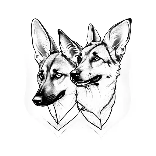 German Shepherd Cerberus