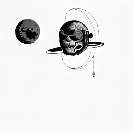 A Purple Space Helmet On A Black Background