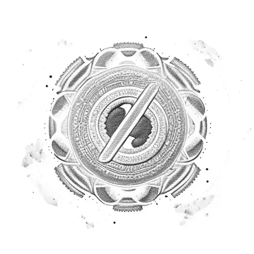 Oreo Cookie With A Dollar Symbol In The Middle