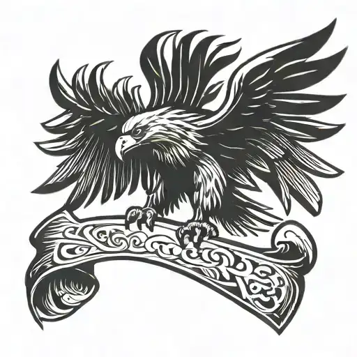 Eagle With Letter F C G