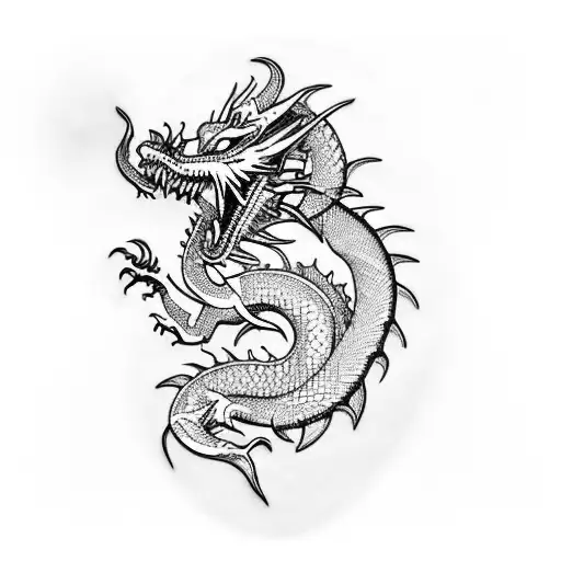 Ak47 And Dragon