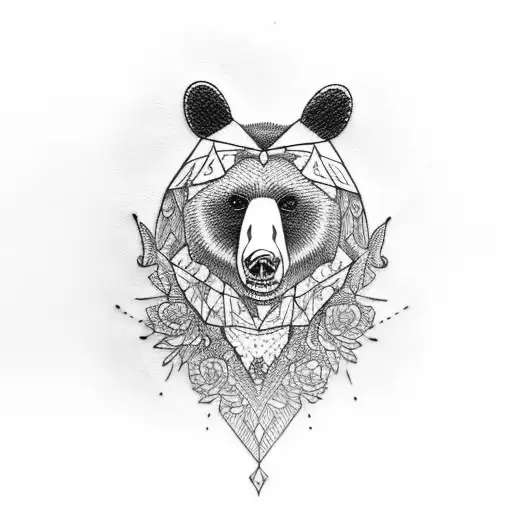 Bear And A Giraffe And A Rabbit