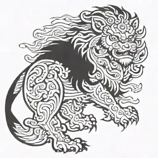 Tibetan Snow Lion
