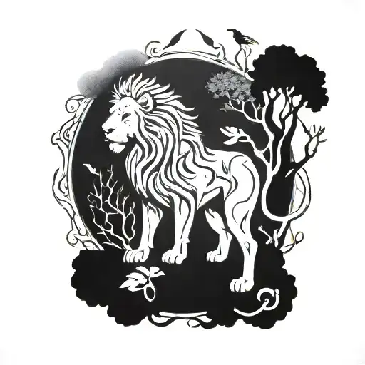 Tree Of Life Lion